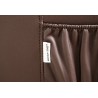 Sillón relax “Cavana”, Inclinable y reclinable 160º, pared cero, bolsillo lateral ECO-8580 colores: negro y marrón chocolate