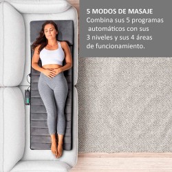 ECODE® Colchoneta de Masaje de Cuerpo Completo con 8 Motores Vibradores SHIATSU
