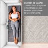 ECODE® Colchoneta de Masaje de Cuerpo Completo con 8 Motores Vibradores SHIATSU