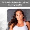 ECODE® Colchoneta de Masaje de Cuerpo Completo con 8 Motores Vibradores SHIATSU