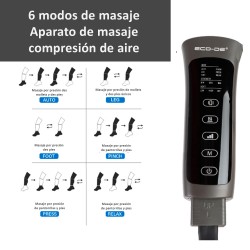 ECODE® Masajeador con Presoterapia para Pies y Piernas